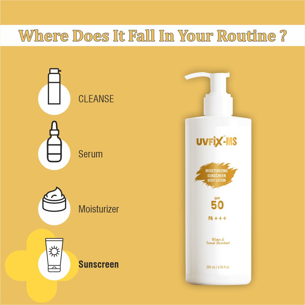 UVFIX - MS Moisturizing Sunscreen Body Lotion